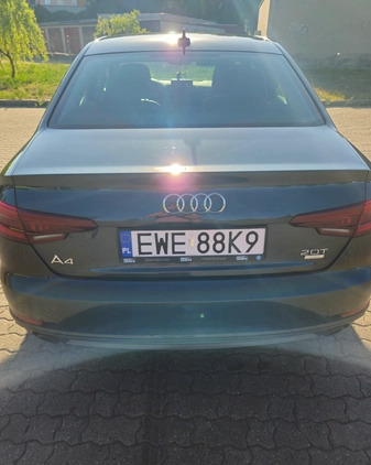 Audi A4 cena 95900 przebieg: 65819, rok produkcji 2018 z Wieruszów małe 154
